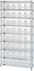 Open Wire Shelving, 9Shelves, 40Bin, Clr; Shelving Unit Type Quantum Storage - 42AC8575 - Newark, An Avnet Company