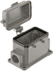 Heavy Duty Housing, 10B, 2 Lever, Alum; Heavy Duty Connector Type Harting - 51AC2752 - Newark, An Avnet Company