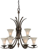 2385-09-32 Mid. Chandeliers-Glass Up - 413966 - Capital Lighting, Inc.