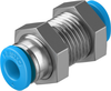 Push-in bulkhead connector -- QSMS-4 - Image