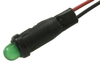 Panel Mount Indicator, Led, 6.35Mm, Green, 24V; Led Color Leecraft - 10F7462 - Newark, An Avnet Company