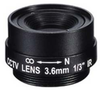 3.6mm 1 Megapixel Fixed Iris F1.8 1/3