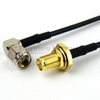 RA SMA Male to SMA Female Bulkhead Cable RG-174 Coax in 60 Inch - FMC0412174-60 - Fairview Microwave Inc.