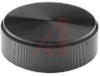 Knob, Straight Knurl, Spinner, 1/4, Black - 70156321 - Allied Electronics, Inc.