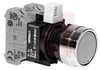 Switch,Pushbutton,Momentary,1NO/1NC,METAL BEZEL,FLUSH RED BUTTON - 70172688 - Allied Electronics, Inc.
