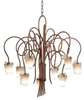 4309TN/FROST Mid. Chandeliers-Glass Down - 696517 - Capital Lighting, Inc.