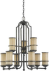 31522-845 Mid. Chandeliers-Glass Up - 446921 - Capital Lighting, Inc.