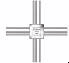 Ultra High Purity Fitting - Cross - Image