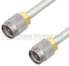 SMA Male to SMA Male Cable RG-402AL Coax in 18 Inch and RoHS Compliant - FMCA1060-18 - Fairview Microwave Inc.