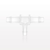 T Reducer Connector, Barbed, Natural - 61449 - Qosina Corp.