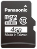 Micro Sdhc, Nand Flash, 4Gb, Class 10; Blank Media Flash Memory Type Panasonic - 40Y0364 - Newark, An Avnet Company