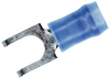 Terminal, Spade/fork, #10, Crimp, Blue; Product Range Amp Te Connectivity - 12H3579 - Newark, An Avnet Company