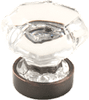 Traditional Glass Knob, Oil Rubbed Bronze - 814636 - HardwareSource, Inc.