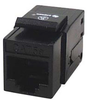 Cat5e RJ45 Keystone Jack, Tool-less, Black - 43-009BK - Computer Network Accessories, Inc.