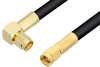 SMA Male to SMA Male Right Angle Cable 36 Inch Length Using LMR-240 Coax - PE3C0055-36 - Pasternack