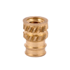 E-Z Sonic™ Threaded Insert for Plastic - Tapered - Double vane - 2-56 -- DV-002-TH - Image