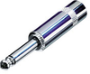 Neutrik NYS224L 1/4 Inch TS Connector - Nickel & Silver - La -- NEUNYS224L