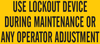 Brady B-946 Vinyl Rectangle Yellow Lockout / Tagout Sign - 4 1/2 in Width x 2 1/4 in Height - Self-Adhesive - 60170 - 754476-60170 - R. S. Hughes Company, Inc.