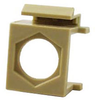 Keystone Blank Coupler, Ivory - 43-408IV - Computer Network Accessories, Inc.