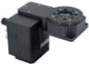 Motorized rotation stage, integrated controller and motor encoder, 360 degree rotation, 60 mm diameter, high speed, motor down -- X-RSB060AD-E01