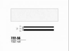 3M Scotchcal 72256 Bright White Striping Automotive Tape - 1/4 in Width x 150 ft Length - 2 mil Thick - 051141-72256 - R. S. Hughes Company, Inc.