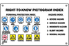 Pictogram Explanation Index - 58595 - Brady Corporation