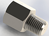 Precision Metal Orifices - NPT Adapter -- GS-10-SS - Image
