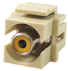 RCA F/F Keystone Module - Ivory, Yellow - 101817YIV - Computer Network Accessories, Inc.