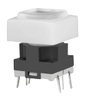 Illuminated Low Profile Process Sealed Tactiles - JB15HBPF-BB - NKK Switches