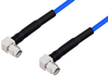 SMA Male Right Angle to SMA Male Right Angle Cable 200 cm Length Using PE-P141 Coax - PE3C1203-200CM - Pasternack