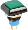 Switch; IP67 Sealed; Pushbutton; Momentary; with Green Actuator - 70066039 - Allied Electronics, Inc.