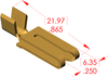 Cordset Receptacle Terminal - 14145 - ETCO Incorporated