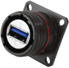 Usb Adapter, 3.0 Type A-Type A, Ip68; Usb Connector Convert From Amphenol Pcd - 27X3797 - Newark, An Avnet Company