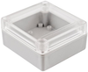 Small Enclosure, Pc, White/clear; Enclosure Type Hammond - 29AH0204 - Newark, An Avnet Company