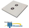 Southwest Data Products Patch Panel Top With Fan Holes - SWE105-FH - TelephoneStuff.com