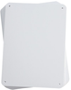 Brady B-401 Polystyrene Rectangle White Sign Blank - 10.25 in Width x 7.625 in Height - 13623 - 754476-13623 - R. S. Hughes Company, Inc.