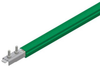 Safe-Lec 2 Conductor Bar 100A Galv Steel, Green PVC Cover, w/ Splice Joint,  4.5M -- XA-310102-J - Image