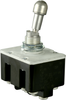 MICRO SWITCH Toggle Switches: TL Series Toggle Switch, 4 Pole Double Throw (4PDT) 3 Position (On - Off - On), Screw Terminals, High Force Spring in Lever Mechanism, Stainless Steel Locking Lever (Lock -- 4TL66-1L