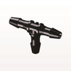 T Connector, Barbed, Black - HT531 - Qosina Corp.