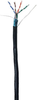 CAT5e Shielded PVC Ethernet Cable - 24 AWG 4 Pair - Black -- KLTPVC24/4P-1SL5E-0B - Image