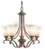 Five-Light Fluorescent Chandelier Fixture - 39380BLE-829 - bulbs.com