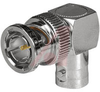 connector,rf coaxial,bnc in-series adapter,right angle jack to plug,75 ohm - 70142580 - Allied Electronics, Inc.