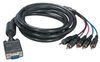 25' DB15HD Male to 5-RCA Male Component Video Cable - 201977 - Computer Network Accessories, Inc.