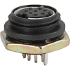 8-pole, Socket, PCB terminals, DIN Plug/Socket - 4850.2800 - SCHURTER Inc