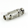 10 dB Fixed Attenuator BNC Male (Plug) to BNC Female (Jack) Up to 3 GHz Rated to 2 Watts, Brass Nickel Body -- SA03B-10 - Image
