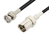GR874 Sexless to BNC Male Cable 36 Inch Length Using RG223 Coax, RoHS - PE3182LF-36 - Pasternack