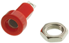 Banana Jack, 15A, Stud, Red; Gender Abbatron Hh Smith - 82T5285 - Newark, An Avnet Company