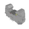 Headers, Male Pins - 612-EHF-104-01-F-D-SM-LC-P-ND - DigiKey