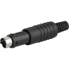 4-pole, Plug, solder terminal, DIN Plug/Socket -- 4850.1410 - Image