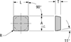Square Positive Flat Top Insert - SPUN-1068 - Greenleaf Corporation